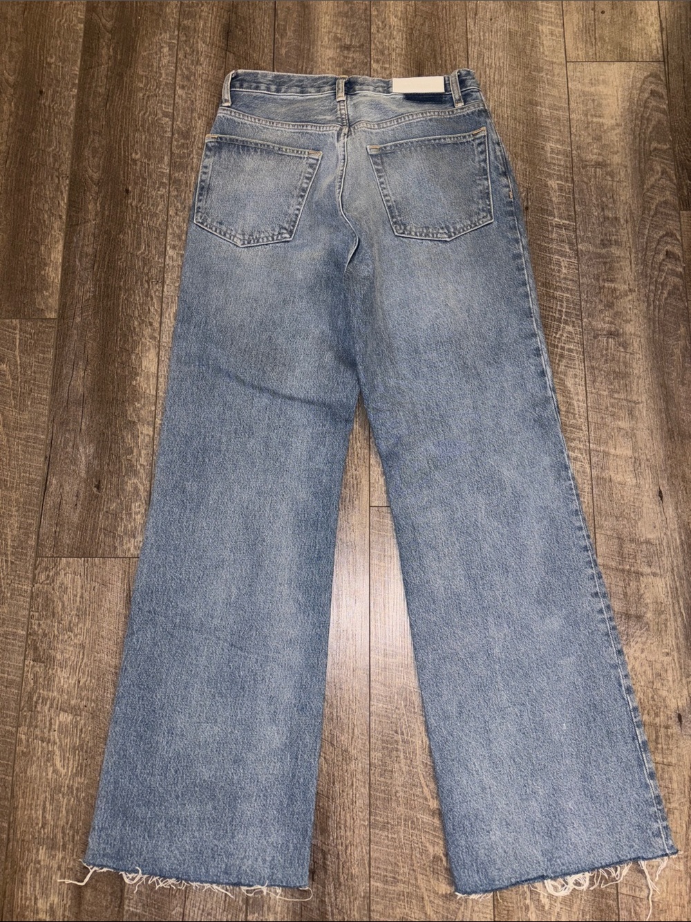 Re/Done High Rise Wide Leg Jeans - Picture 6 of 6